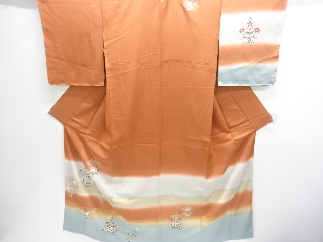 JAPANESE KIMONO / GOLD-THREADED 